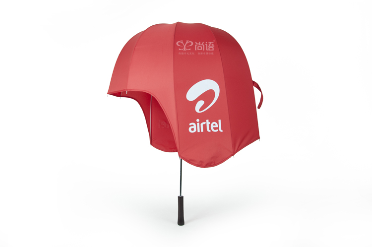 創意廣告傘,帽子頭盔傘